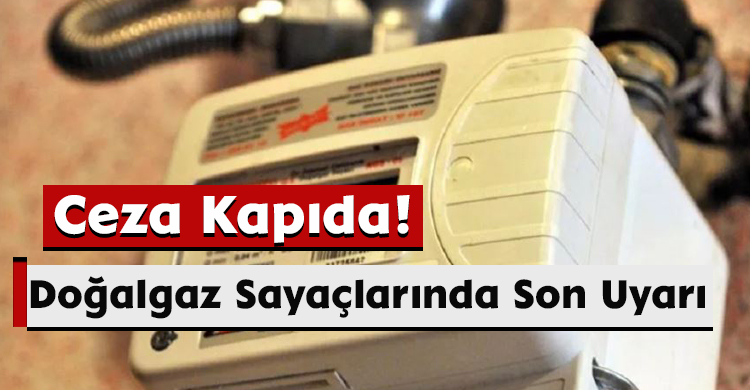 Doğalgaz Sayaçlarında Son Uyarı: Ceza Kapıda!