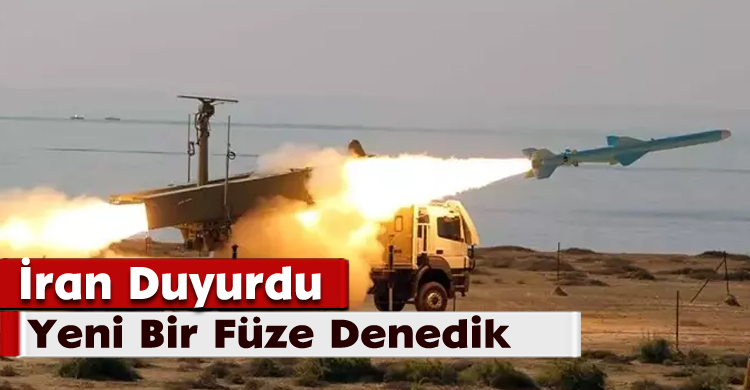 İran Duyurdu:Yeni Bir Füze Denedik