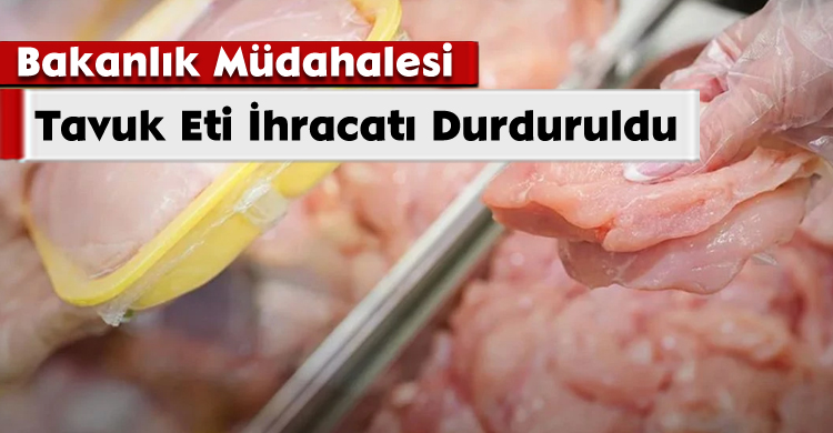 Bakanlık Müdahalesi:Tavuk Eti İhracatı Durduruldu