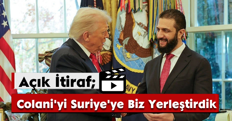 ABD: Colani'yi Suriye'ye Biz Yerleştirdik