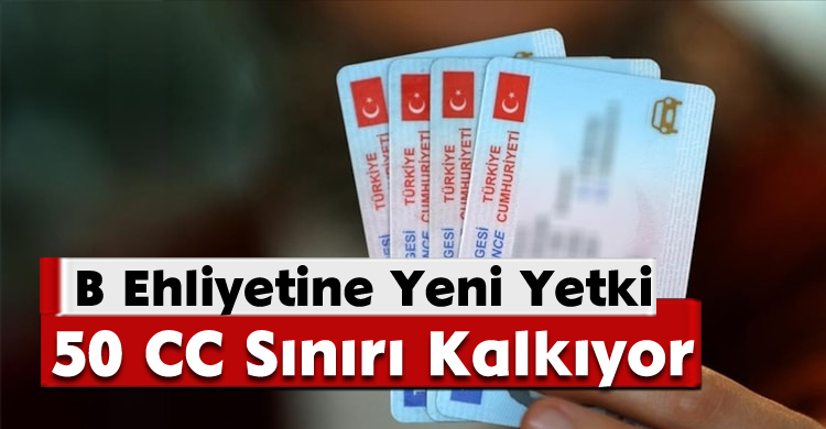 50 CC Sınırı Kalkıyor: B Ehliyetine Yeni Yetki