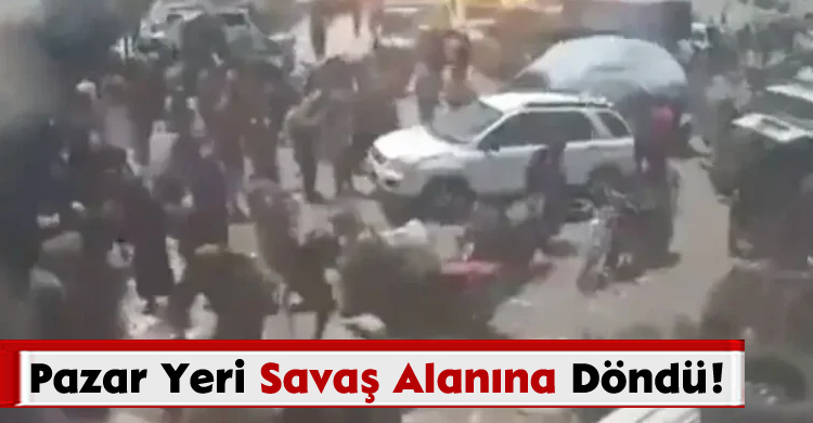 Pazar Yeri Savaş Alanına Döndü!