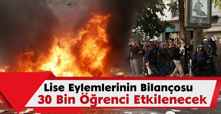 Lise Eylemlerinin Bilançosu: 30 Bin Öğrenci Etkilenecek